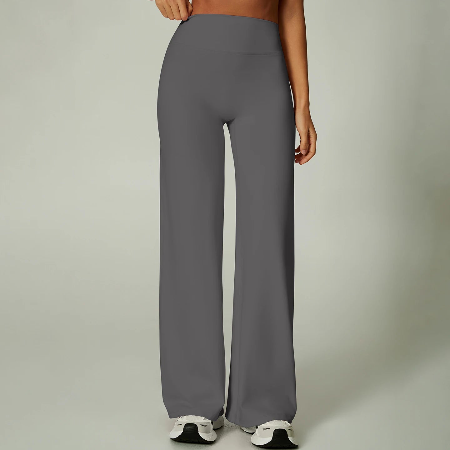 ZHEJIN Women High Waist Wide Leg Yoga Pants Loose Flare Leggings Buttery Soft Lounge Trousers Tummy Control Workout Gym Fitness